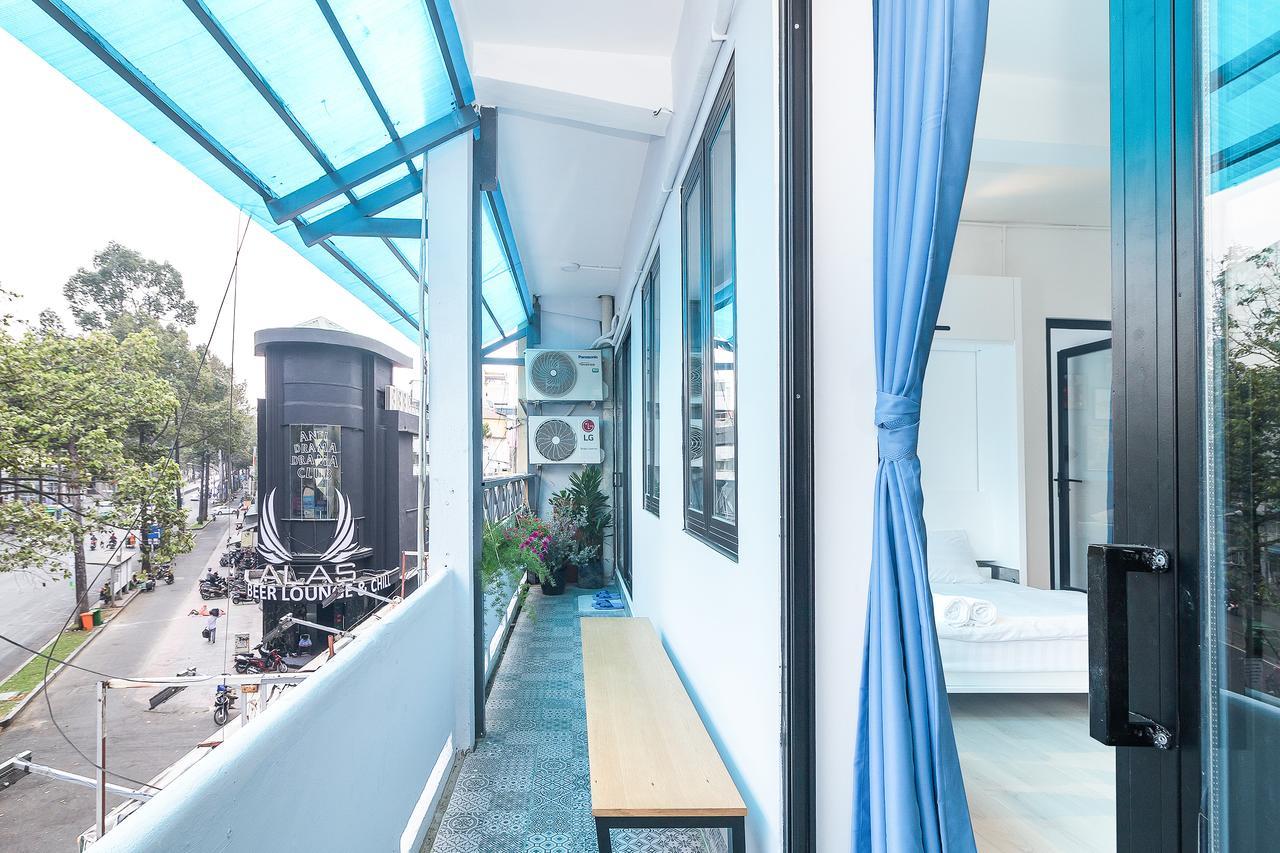 Scandinavian Apartment With Balcony In Bui Vien Ho Chi Minh-stad Buitenkant foto