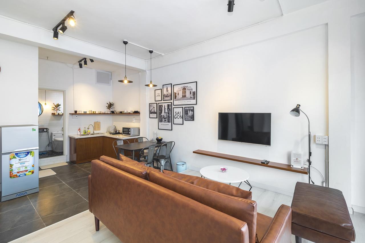 Scandinavian Apartment With Balcony In Bui Vien Ho Chi Minh-stad Buitenkant foto