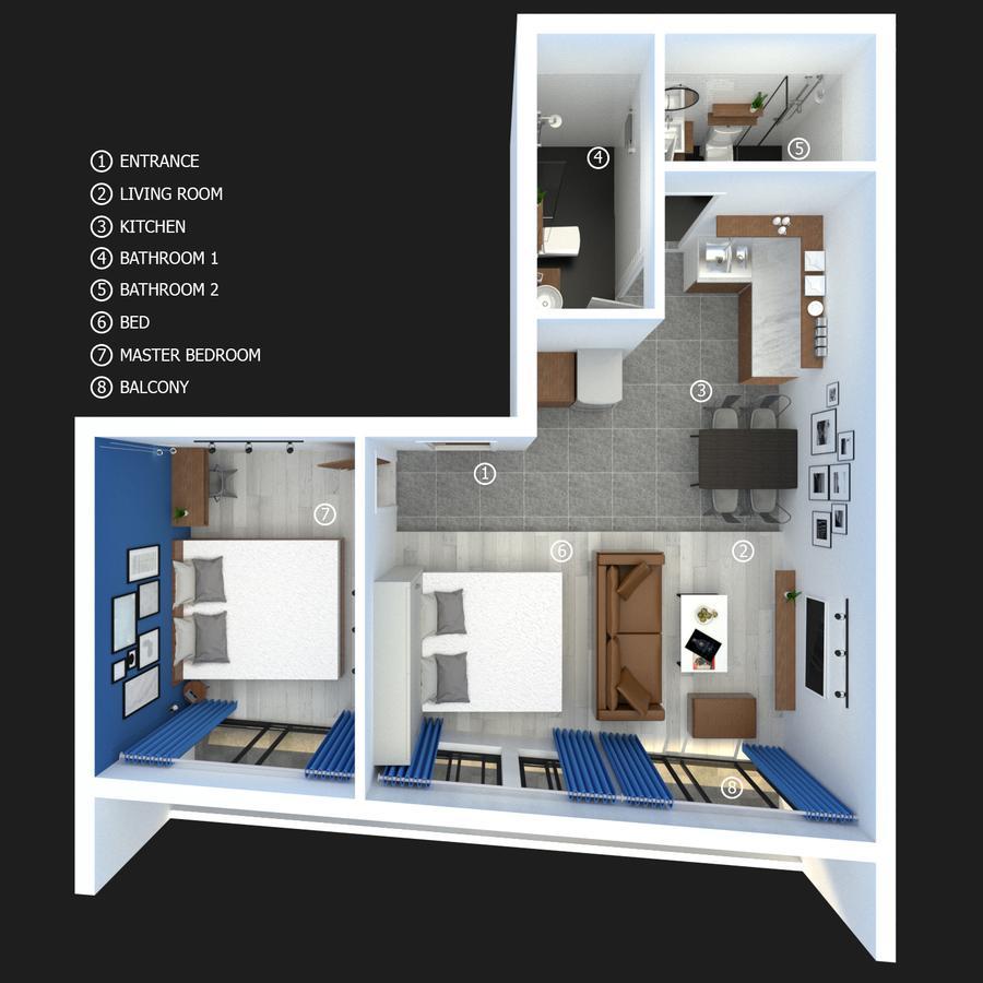 Scandinavian Apartment With Balcony In Bui Vien Ho Chi Minh-stad Buitenkant foto